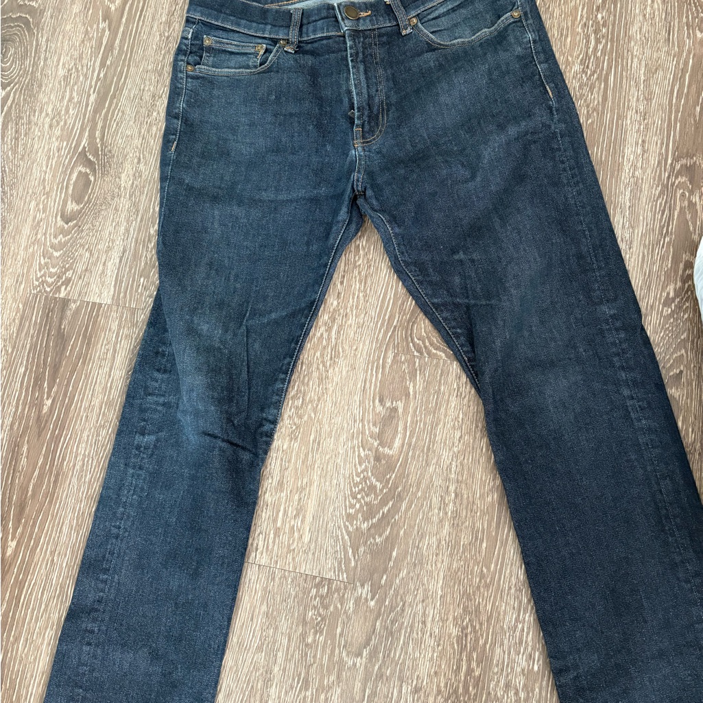 Dl1961 Dark Indigo Straight Jeans
